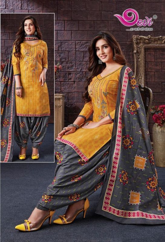 Devi Lizza Indo Cotton Designer Readymade Collection